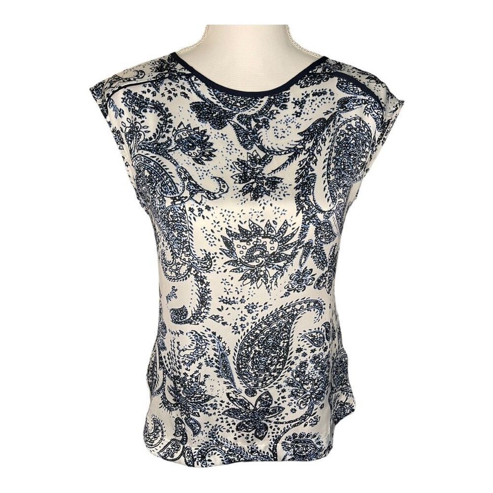 The Limited Women’s XS Paisley Mixed Media Blouse